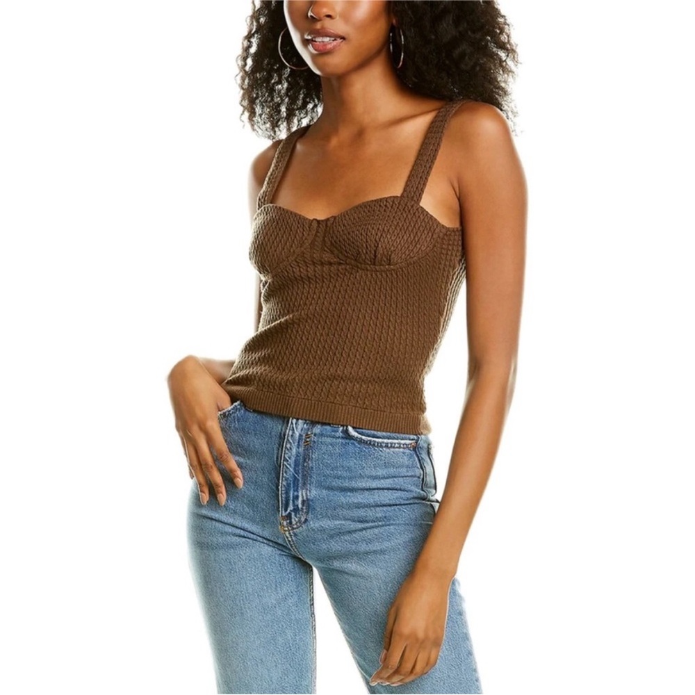 Danielle Bernstein Knit Corset XL Cropped